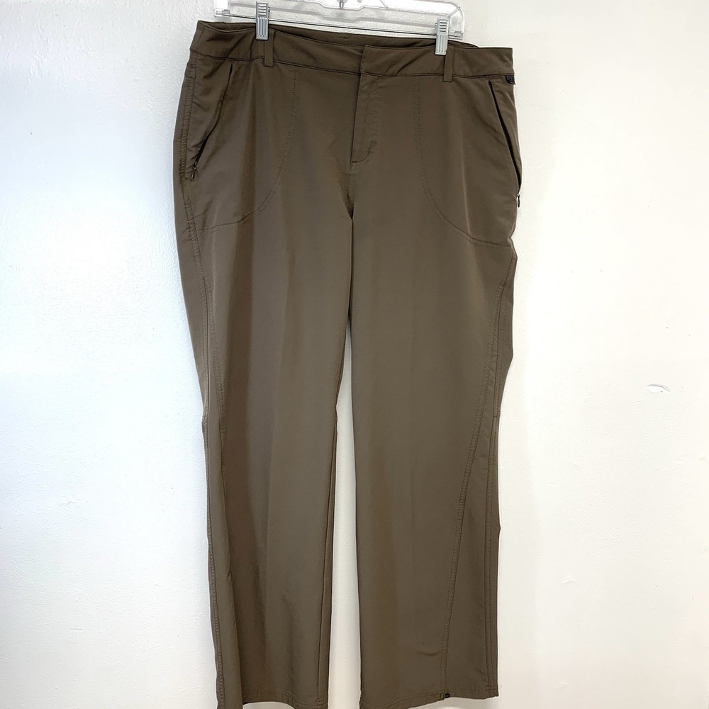 Eastern Mountain Hiking Pants Woman 16 Straight Pockets Stretch Outdoor Gorpcore